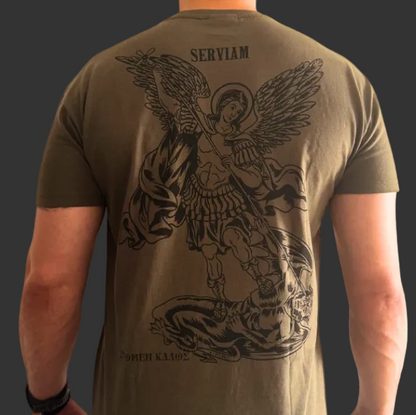 Archangel Michael Serviam T-Shirt